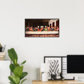 Leonardo's laatste schilderij van de Supper Poster (Thuiskantoor)