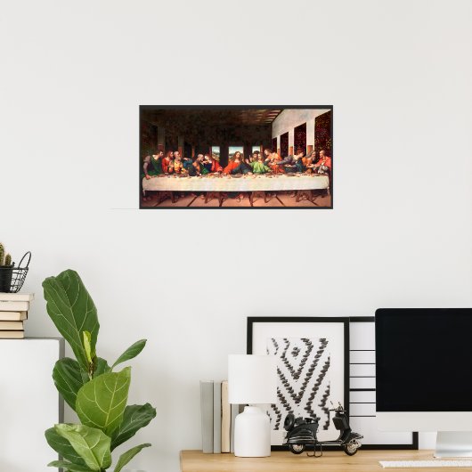 Leonardo's laatste schilderij van de Supper Poster (Thuiskantoor)