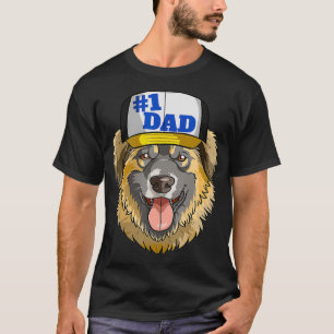 Leonberger #1 Dog Dad Vaderdag T-shirt
