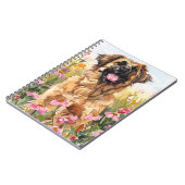 Leonberger Aquarel Journaal Notitieboek (Linkerzijde)