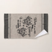 Leonberger art als alles mislukt, citeer bad handdoek (Handdoek)