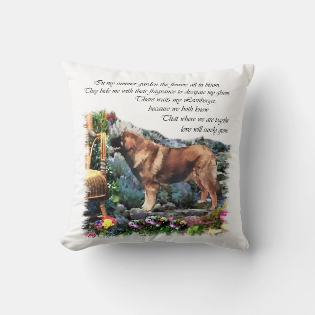 Leonberger Art Gifts Kussen (Voorkant)