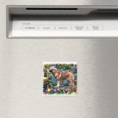 Leonberger Art Gifts Magneet (Insitu (Vaatwasser))