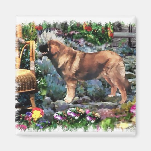 Leonberger Art Gifts Magneet (Voorkant)