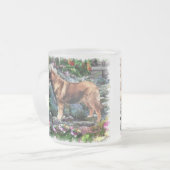 Leonberger Art Gifts Matglas Koffiemok (Voorkant links)