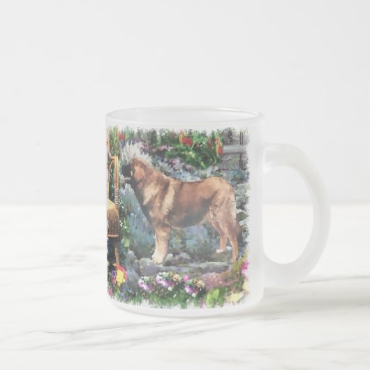 Leonberger Art Gifts Matglas Koffiemok (Rechts)
