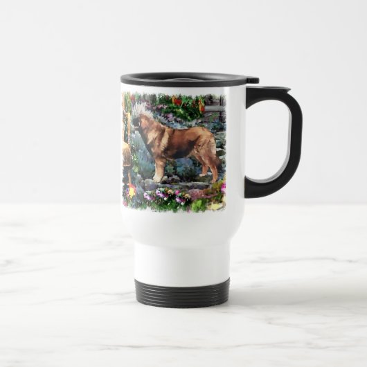 Leonberger Art Gifts Reisbeker (Rechts)