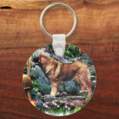 Leonberger Art Gifts Sleutelhanger (Voorkant)