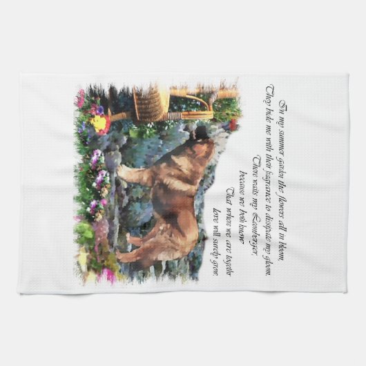 Leonberger Art Gifts Theedoek (Horizontaal)