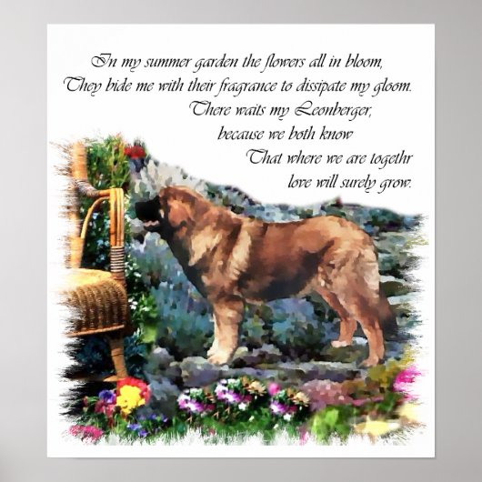 Leonberger Art Print (Voorkant)