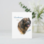 Leonberger beste vriend 2 briefkaart (Staand voorkant)