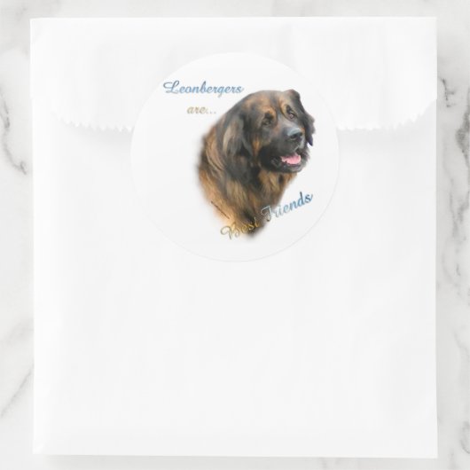 Leonberger Beste Vriend 2 - Sticker (Tas)