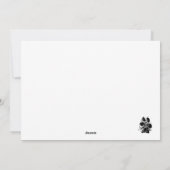 Leonberger bewaart Kerstmis de Vlakke Kaart van de (Achterkant)