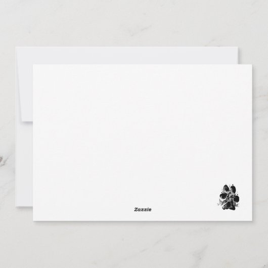 Leonberger bewaart Kerstmis de Vlakke Kaart van de (Achterkant)