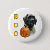 Leonberger Boo Ronde Button 5,7 Cm (Voorkant)