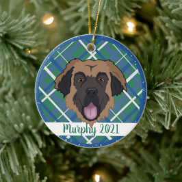 Leonberger Christmas Keramisch Ornament