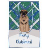 Leonberger Christmas Medium Cadeauzakje (Achterkant)