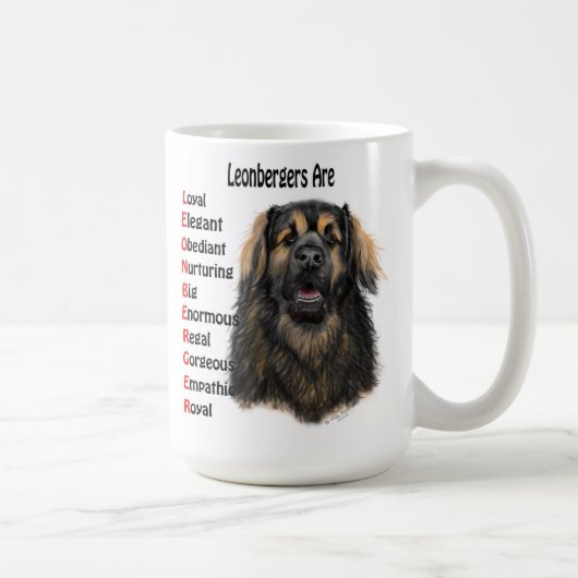 Leonberger Coffee Mok (Rechts)