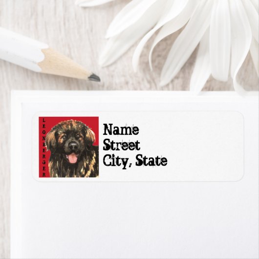 Leonberger Color Block Etiket (Insitu)