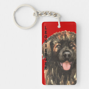 Leonberger Color Block Sleutelhanger