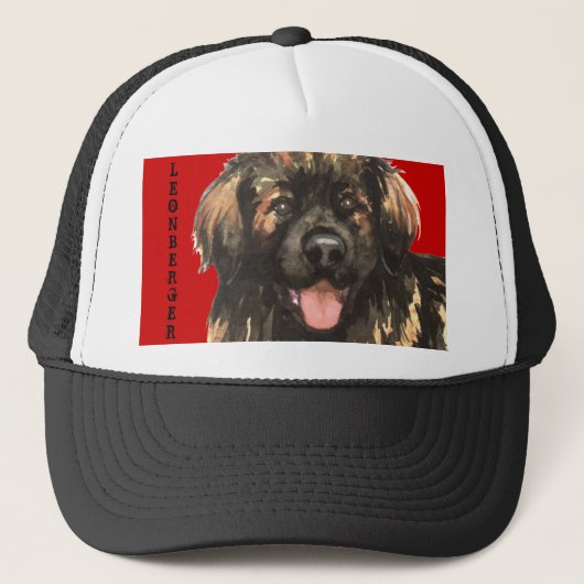 Leonberger Color Block Trucker Pet (Voorkant)
