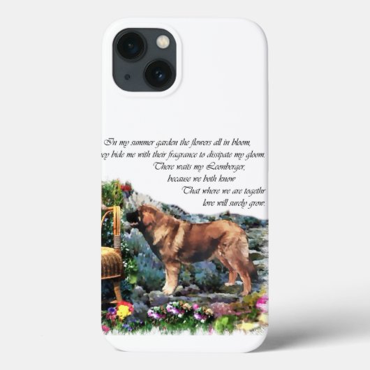 Leonberger Dog Art Gifts Case-Mate iPhone Case (Achterkant)