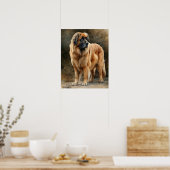 Leonberger Dog Art Print Poster (Keuken)