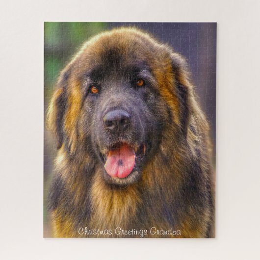Leonberger Dog. Legpuzzel (Verticaal)