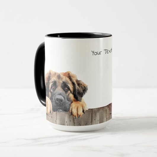 Leonberger Dog Mok (Voorkant links)