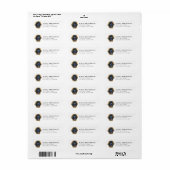 Leonberger Dog Return Address Labels (Full Sheet)
