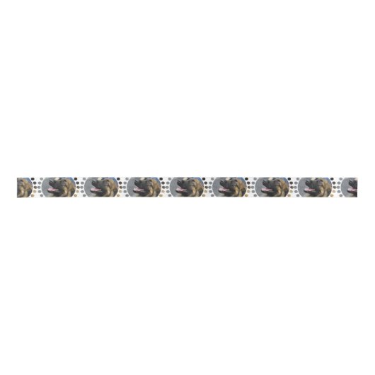 Leonberger Dog Satijnen Lint (Voorkant)