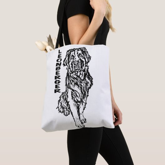 Leonberger dog tote bag (Dichtbij)