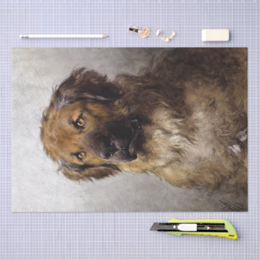 Leonberger Dog van Otto Eerelman Tissuepapier (Craft)