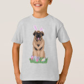 Leonberger Easter Bunny T-shirt (Voorkant)