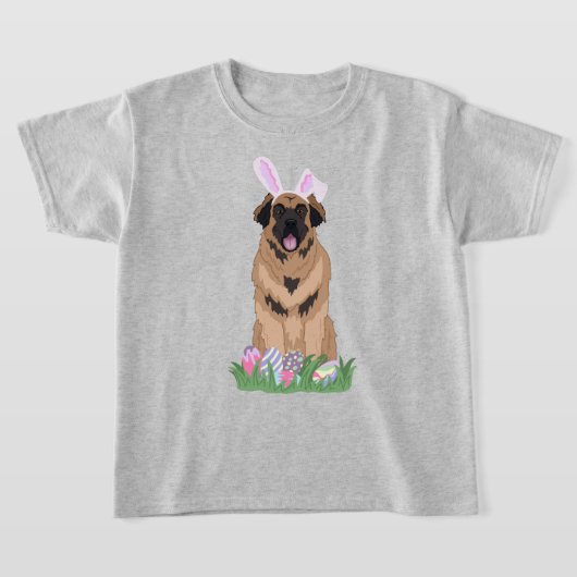 Leonberger Easter Bunny T-shirt (Laagn)