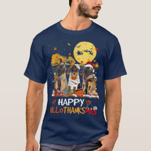 Leonberger Happy Hanksmas Halloween Thanksgi T-shirt