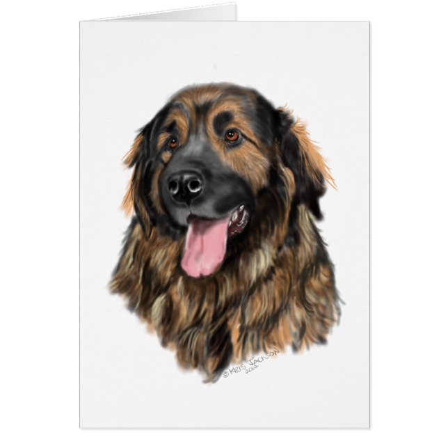 Leonberger Head Study (Voorkant)