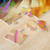 Leonberger Hond Acryl Print Hondenliefhebber Gift Legpuzzel (Zijkant)