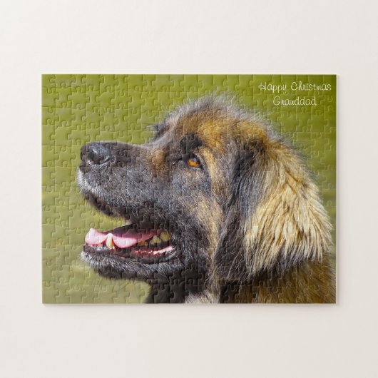 Leonberger hond. legpuzzel (Horizontaal)