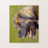 Leonberger hond. legpuzzel (Verticaal)