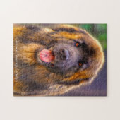 Leonberger hond. legpuzzel (Horizontaal)