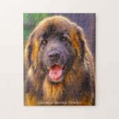 Leonberger hond. legpuzzel (Verticaal)
