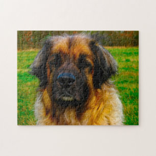 Leonberger Hond Puzzel. Legpuzzel