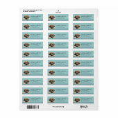 Leonberger-honden retouradreslabels etiket (Full Sheet)