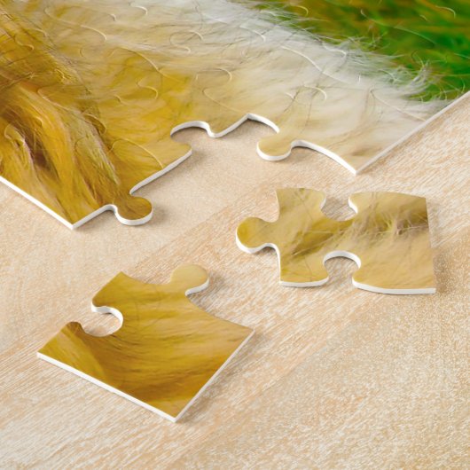 Leonberger Hondenras Jigzaag. Legpuzzel (Zijkant)