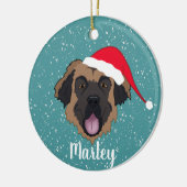 Leonberger Keramisch Ornament (Links)