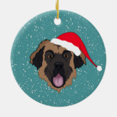 Leonberger Keramisch Ornament (Achterkant)