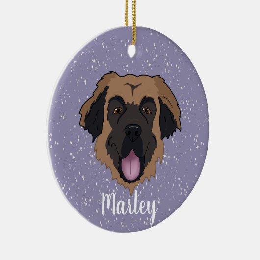  Leonberger Keramisch Ornament (Rechts)