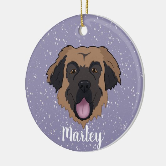  Leonberger Keramisch Ornament (Links)