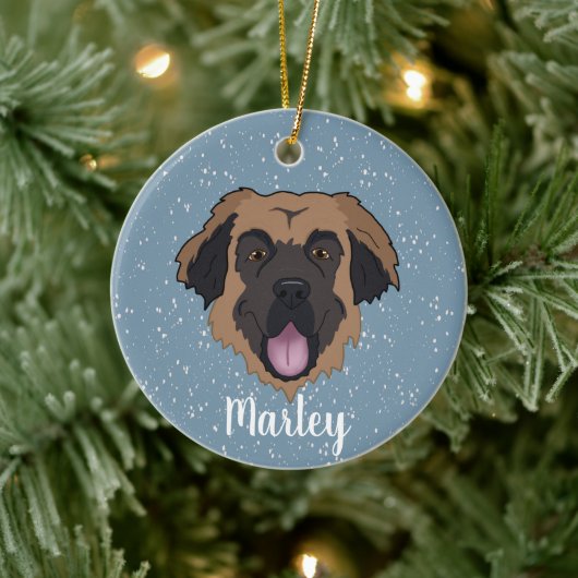  Leonberger Keramisch Ornament (Boom)